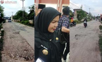 Kontras Fakta dan Pernyataan, Jalan Rusak di Tanjung Senang Masih Terbengkalai: Klaim Perbaikan Walikota Salah Alamat